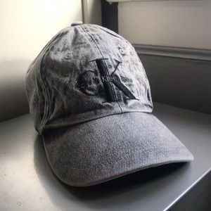 Calvin Klein Grey Acid Wash hat